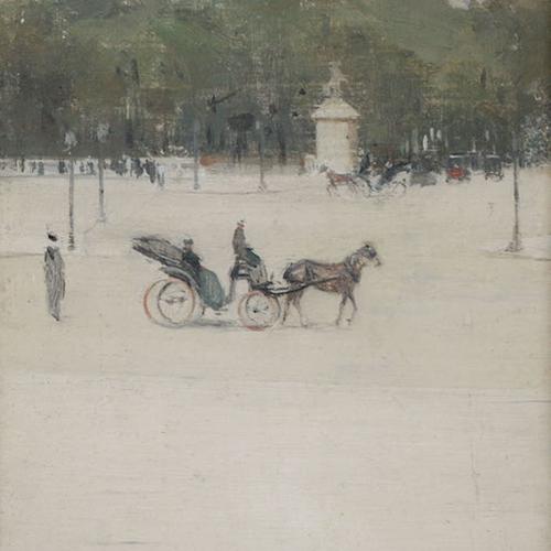 {'en': 'A carriage at Place de la Concorde, Paris'}