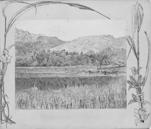 {'en': 'A sketchbook of pencil drawings of the Lake District'}