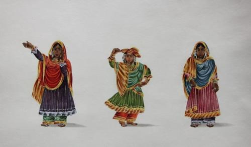 {'en': 'Dancing girls and Musicians'}