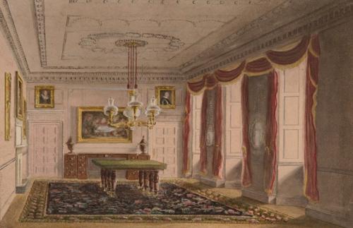 {'en': 'The dining room, Fairford Park, Gloucestershire'}