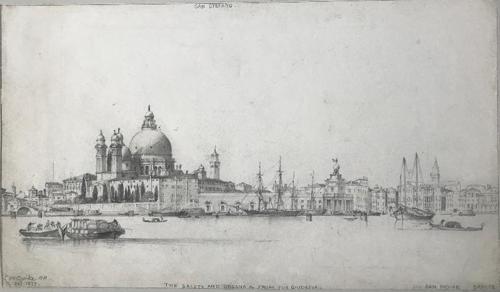 {'en': 'The Salute and the Dogana from the Guidecca'}