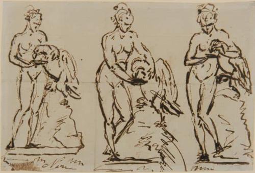 {'en': 'Designs for Hebe, Goddess of youth, and the eagle'}