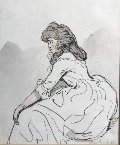 {'en': 'Portrait of a lady in profile'}