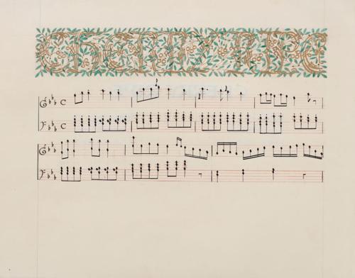 {'en': 'An illuminated musical manuscript of Cherry Ripe'}