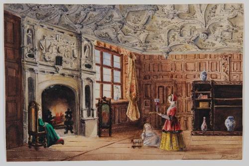 {'en': 'Interior at Ampney Park, Gloucestershire'}