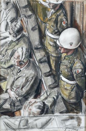 {'en': 'Sketch for The Nuremberg Trial'}